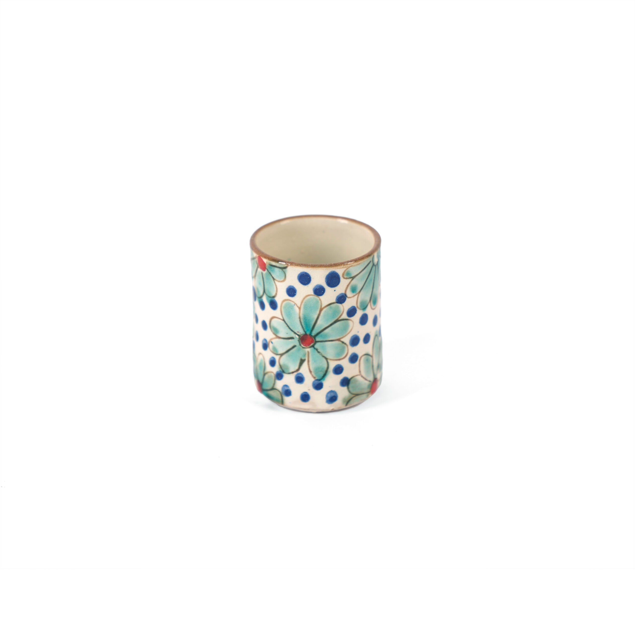 Blue Daisy Field Espresso Cup