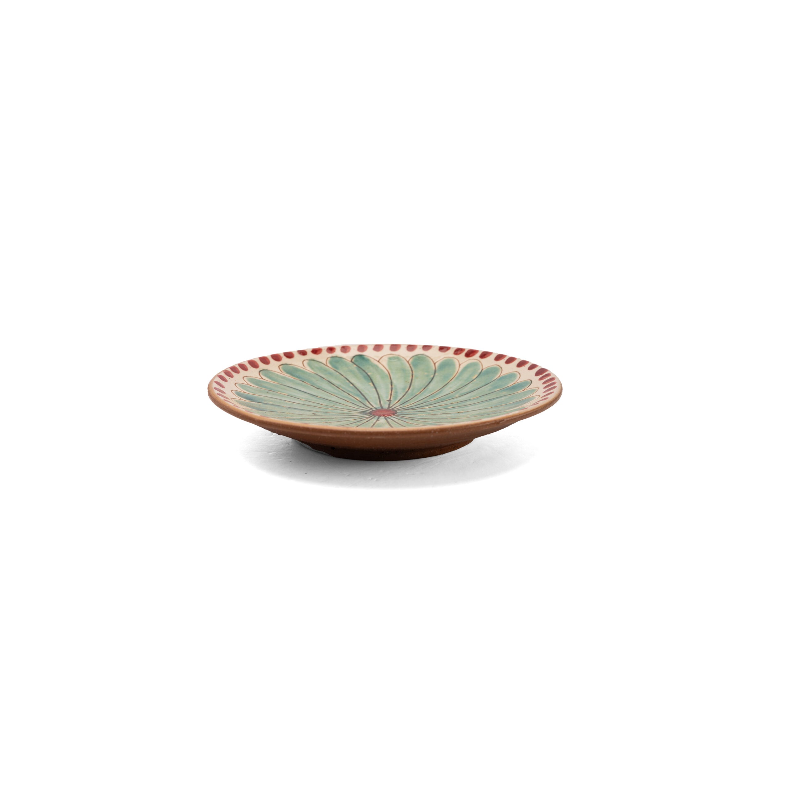 Red Daisy Plate