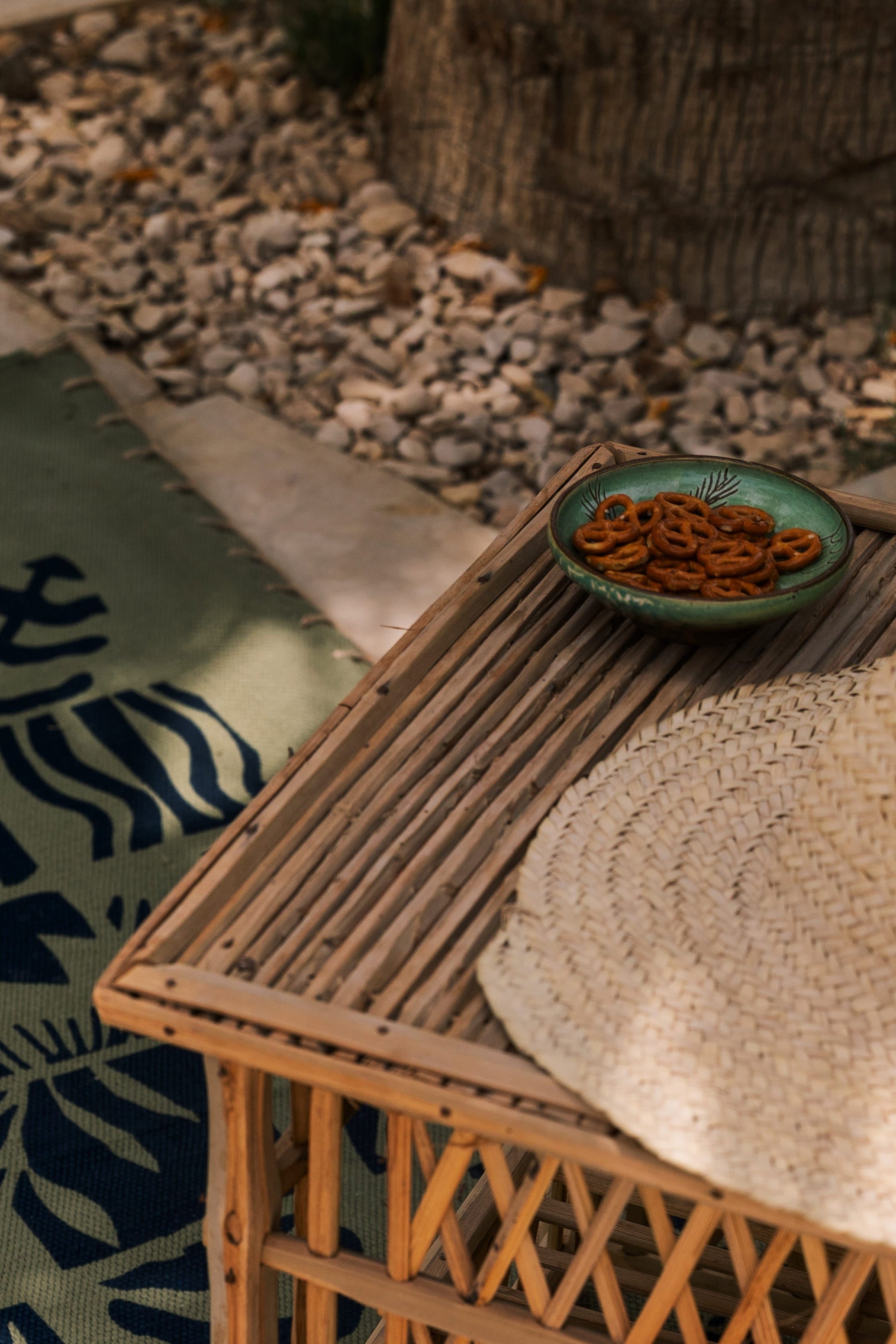 Green Palm Mini Plate