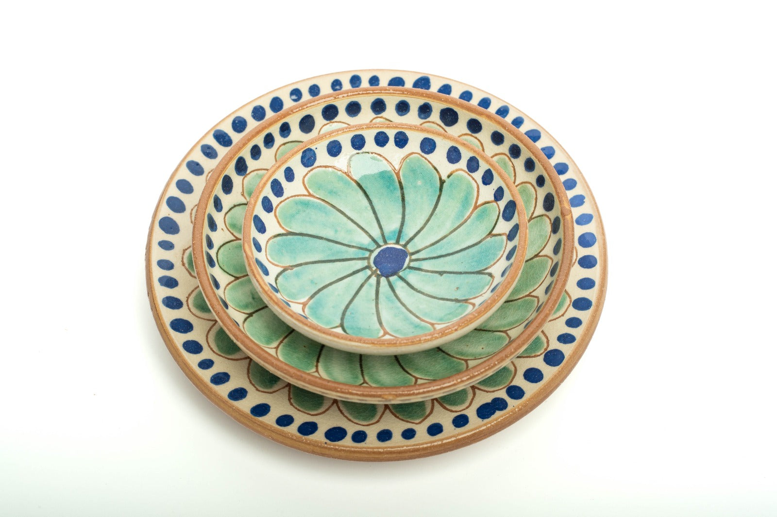 Blue Daisy Plate