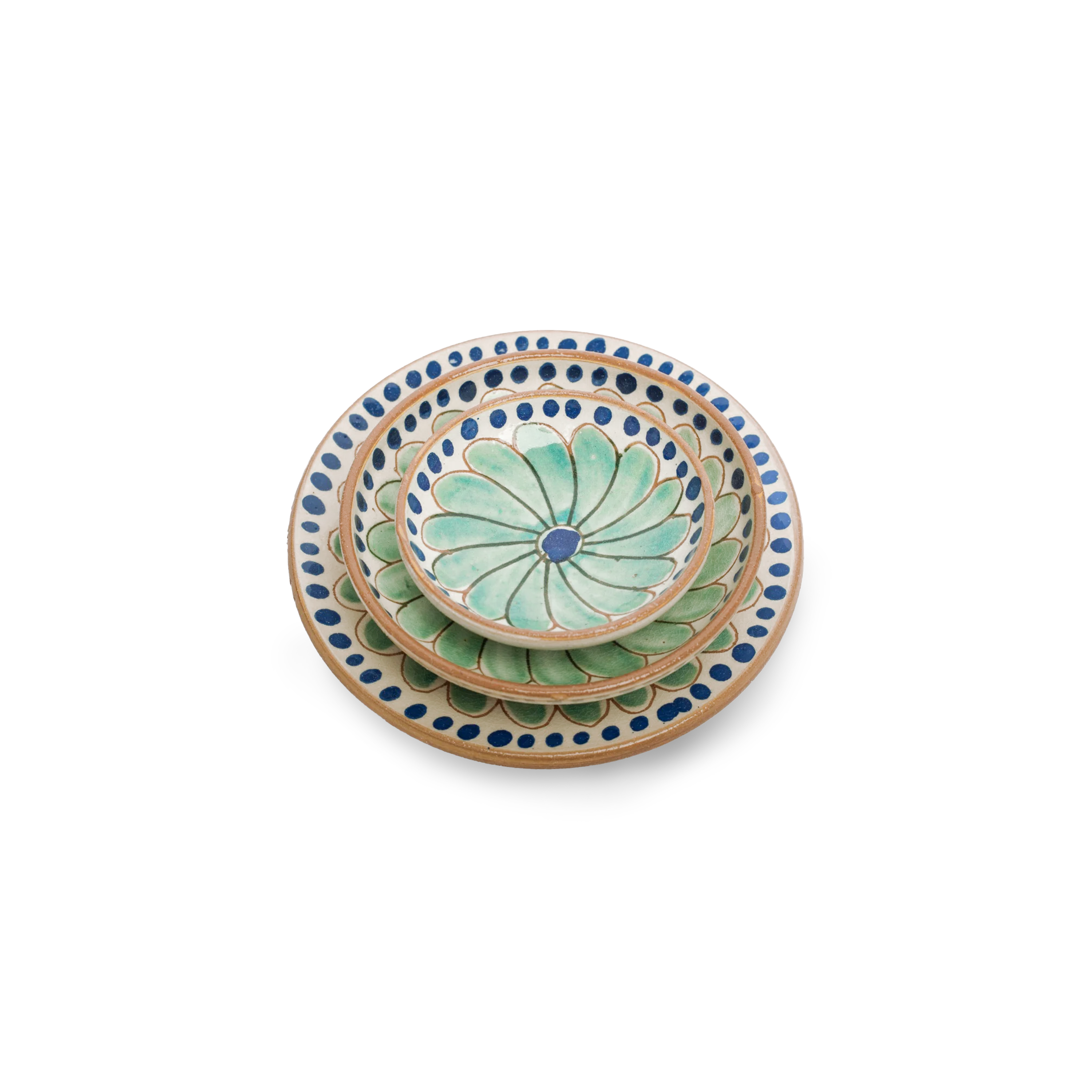 Blue Daisy Plate