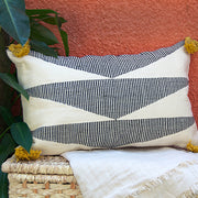 Black Cascade Cushion