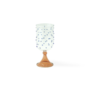 Dotted Glass Goblet