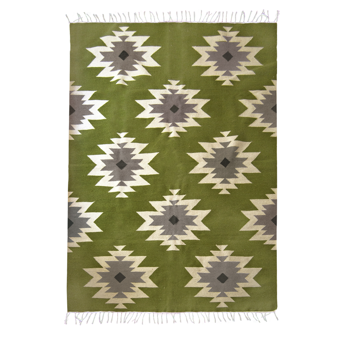 Green Medallions Rug