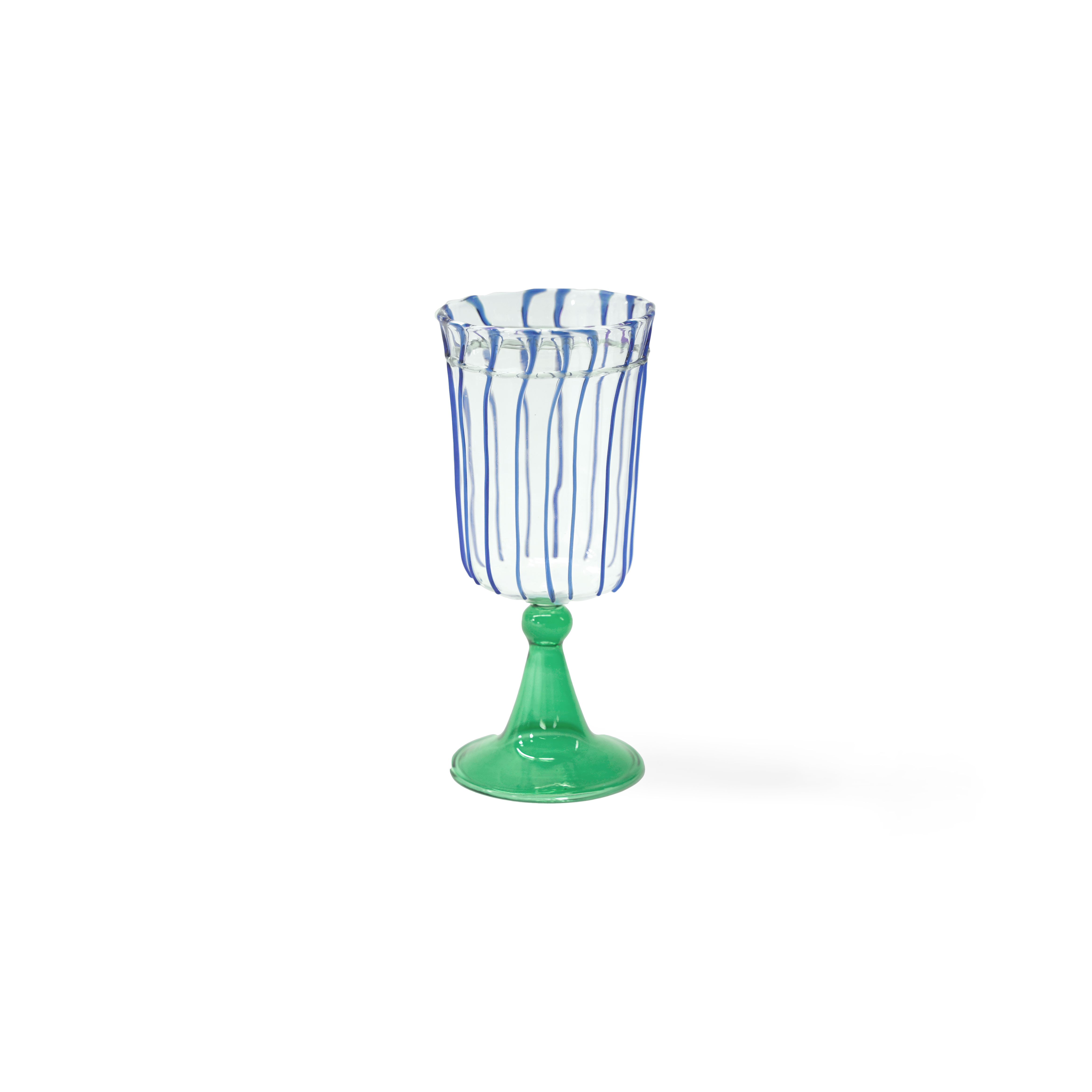 Lines Glass Goblet