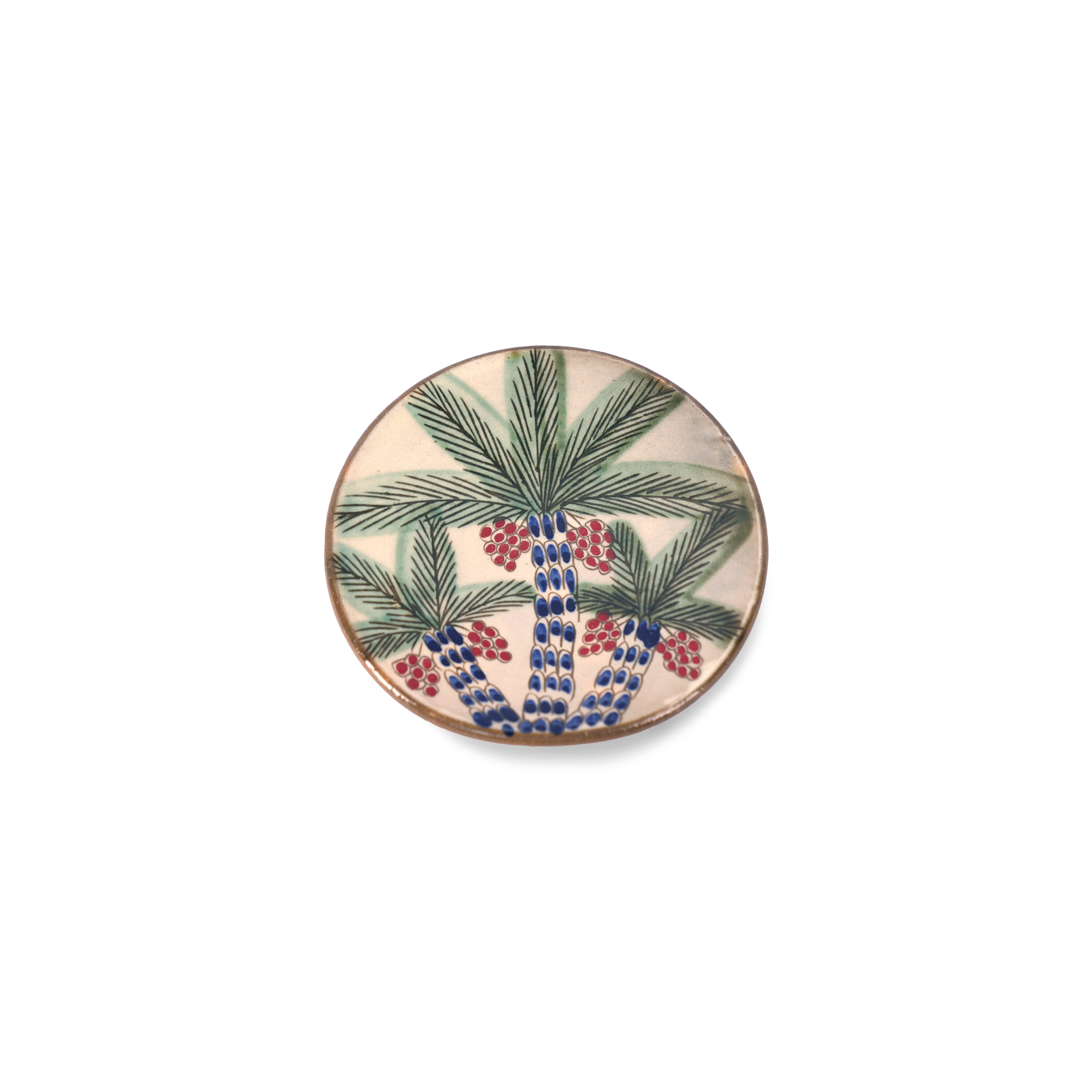 Palm Red Dates Plate