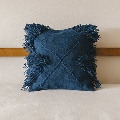 Tufted Triangles Cushion