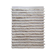 White Fringe Rug